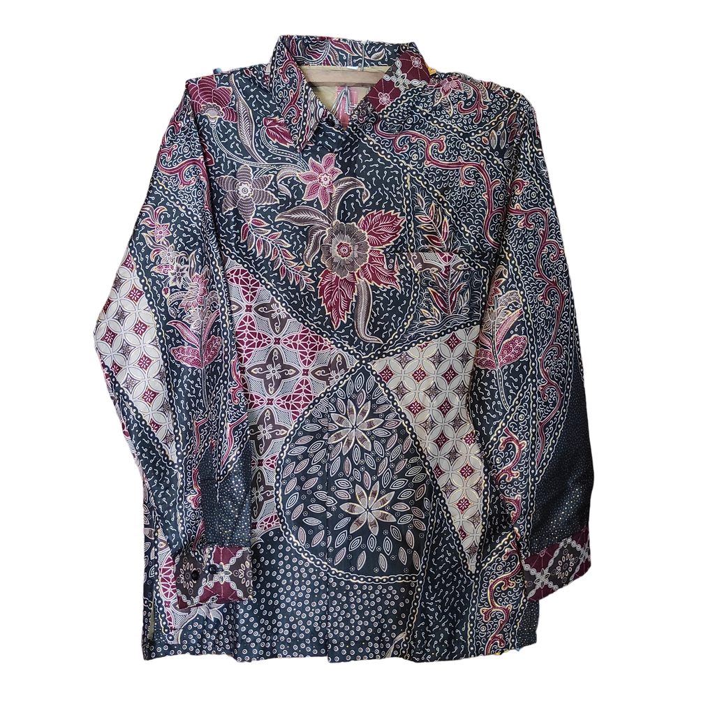 Kemeja Batik Pria Lengan Panjang