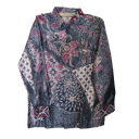 Long Sleeve Men Batik Shirt